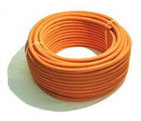 Propaangasslang op rol rubber