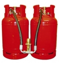 Staande LPG tank set compleet